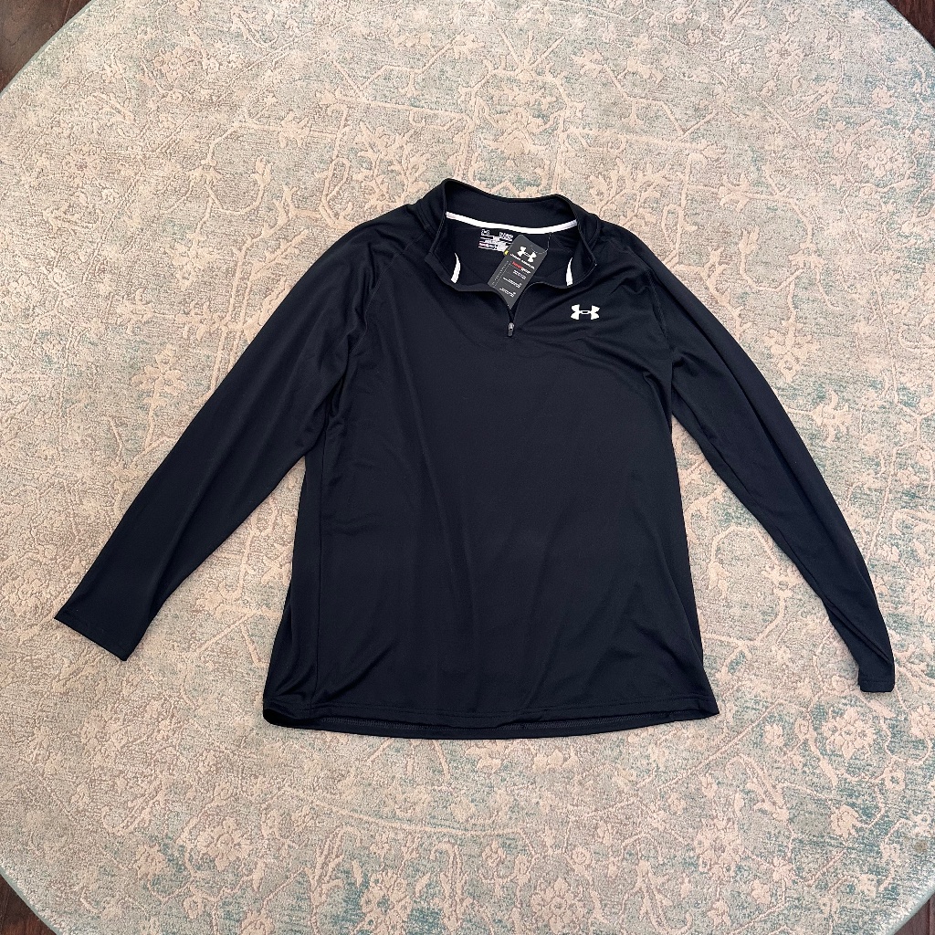 Men's Underarmour Lightweight Jacket, Black, Size Xl